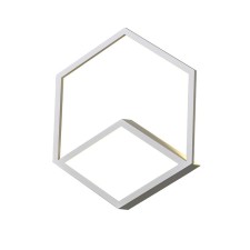 Wall lamp Mantra Kubick, Led, 1630lm, 3000k, 304x40x351 mm, white color
