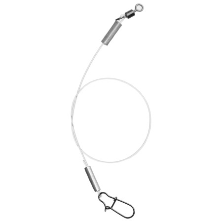 Florocarbon leash, diameter 0.45 mm, test 10.4 kg, 15 cm, 3 pcs.
