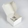 Packaging for cupcakes for 4 pcs, without a window, white 16 x 16 x 10 cm