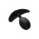 Anal plug A-Toys by Toyfa Tord M, silicone, black, 10.5 cm