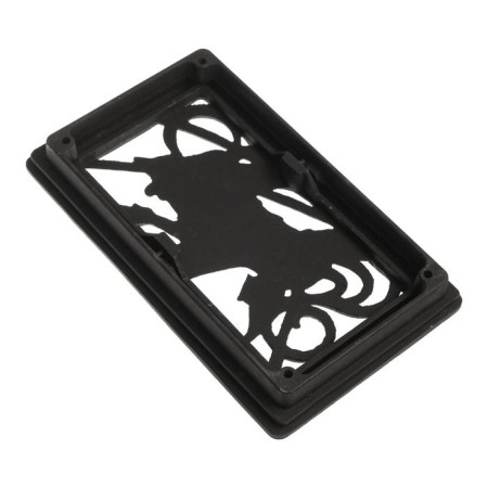 Ventilation grate "Baba Yaga", RV-1A, Rubtsovsk, 140x250x17 mm-3