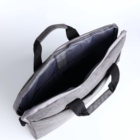 Laptop bag, gray color-3