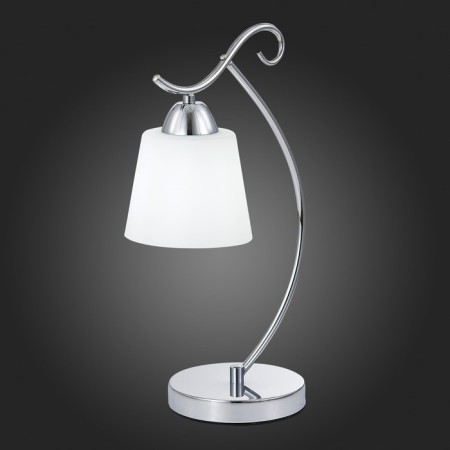 Evoluce bedside lamp. Sle103904-01. Liada. 1x60 W, E27, 23.5x15x41 cm, chromium color-2