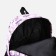 School backpack from textiles on lightning, 3 pockets, purple color