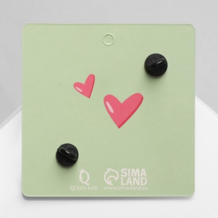 Set of icons (2 pcs.) “Frogs”, green color in black metal-4