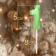 Candle in the cake on the skewer "Fine", the number "1", the emerald, 5 cm