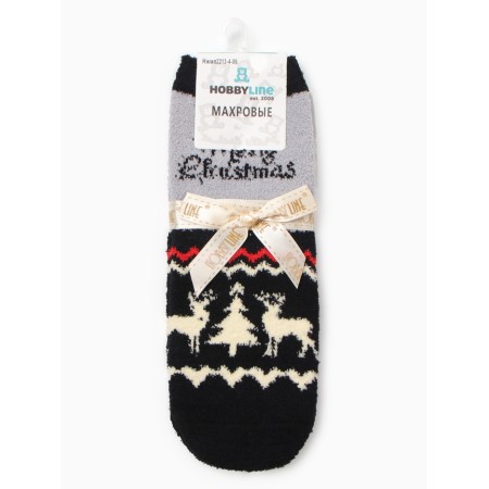 Women's Tensor "deer and Christmas trees" NZHMP2213-4-06, color mix, river 36-40-2