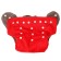 Panties-scammer, reusable, carbon-bamboo fabric, red color, from 0-36 months.