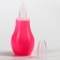 Children's nasal aspirator, with a cap, pink color