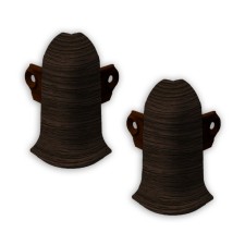 The angle of the external lexide is 55mm with the fasteners of the wenge (2pcs/blister)