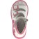 Children's sandals, size 21, pink-white color