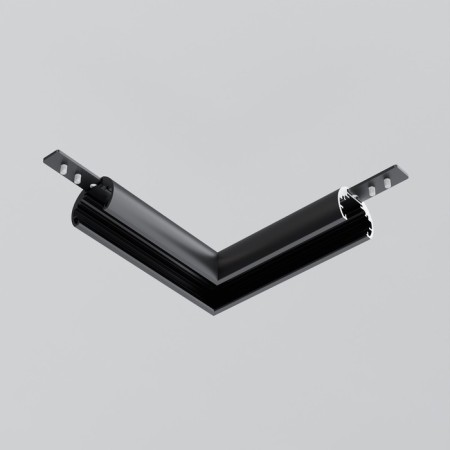 Corner Connector for the round low -profile busbar Exile, black-1