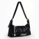 Women's bag with chains, 28*12*6 cm, black color