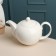 Hot teapot porcelain "Barista", 1.6 l, white