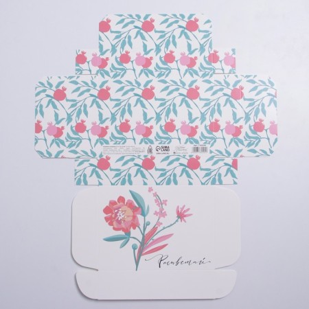 Gift folding box, packaging, "bloom", 21 x 15 x 5 cm-3