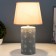 Sandra table lamp E14 40W gray 22.5x22.5x36 cm Risalux