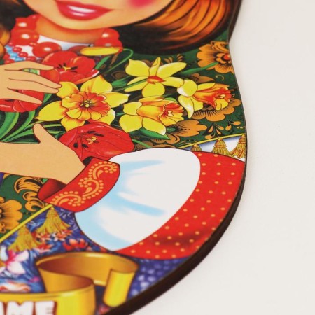 Board cutting souvenir "Matryoshka", beloved mother, 15 × 23cm-2