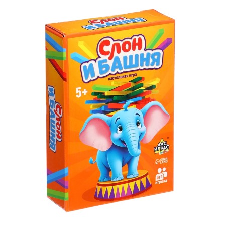 Board game “Elephant and Tower”, from 1 player, 5+-6