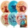 Shar Latex 12 "Three heroes", set of 5 pcs., Mix