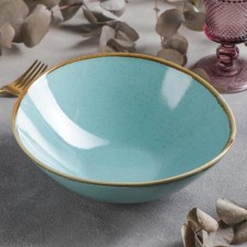 Ceramic sapphire salad, 1.3 l, 22 × 7.3 cm