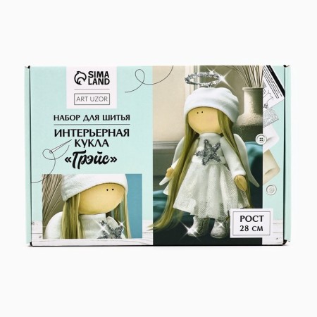 Sew for sewing. DIY interior doll "Grace", 30 cm-6