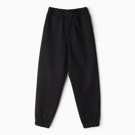 Брюки для девочки MINAKU: Casual Collection KIDS, цвет чёрный, рост 128 см-5