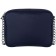 Cross-Bodi bag with Mumi zipper, external pocket, dark blue color