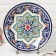 Largan Rishtan ceramics "Patterns", 42 cm, Blue Mix