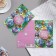 Postcard "Wonderful New Year!" glitter, balls, 12.5x19.5 cm