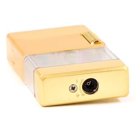 Gas lighter, piezo, silicon in the kit, gold-2