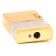 Gas lighter, piezo, silicon in the kit, gold