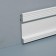 Skirting shock -resistant white 100x16x2000mm