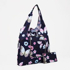 Household bag on the button, the color is blue