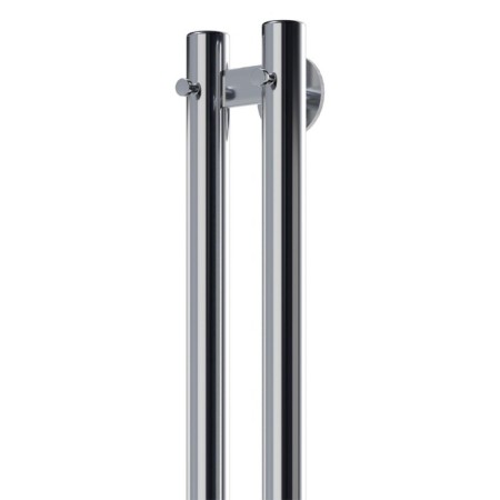 Electric heated towel Indigo Style, 1200x100 mm, hidden installation, chrome-4