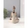 Souvenir Polystone "Girl on Yoga - Breath" under bronze 8x13x19 cm