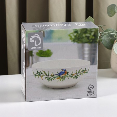 Salad Dolyana "Spring Evening", 600 ml, d = 15.5 cm, white color-3