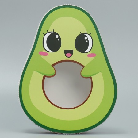 Gift box, confectionery packaging, "avocado", 19x24.5x5 cm-3