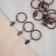 A ring for a cornice, with a clamp, D = 32/38 mm, 10 pcs, Copper color