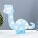 Dinosaurus nightlight LED from batteries 2haa mix 27x32.5x3 cm Risalux