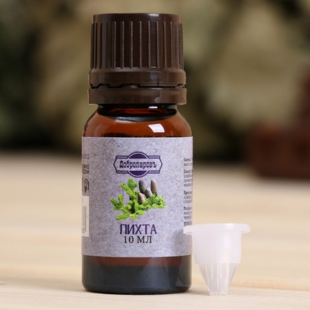 Essential oil "Fir", a bottle-boiler, annotation, 10 ml, "Dobroparov"-1