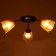Six 3x15W E27 Brown 50x50x15cm Bayerlux