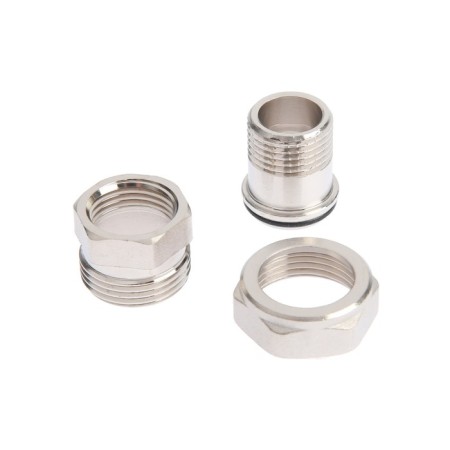 American Aqualink, 1/2 ", internal/outer thread, straight, nickel -plated brass-2