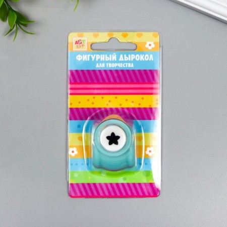 Figure hole "Star" d = 1 cm mix 3.5x3x3.5 cm-6