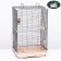 Birds of "Piggers" No. 101-B, collapsible, 42 x 30 x 65cm (staff.) Beige beige