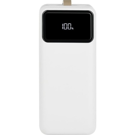 External battery TFN Porta LCD PD, 40,000 mAh, 2 USB, Type-C, MicroUSB, white