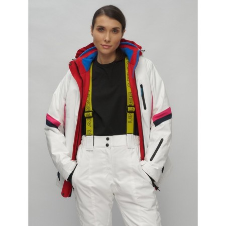 Ski suit female, size 50, white color-4