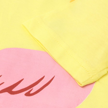 A set for a girl (T-shirt/shorts), yellow color/St.-2