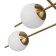 Suspended lamp Freya Fr5205PL-08BS Damask, 900x900x400 mm, E27, 8x60W, brass color