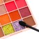 Palette of shadows for the eyelids, 16 colors