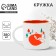 Ceramic "Fox" mug, 380 ml, white color